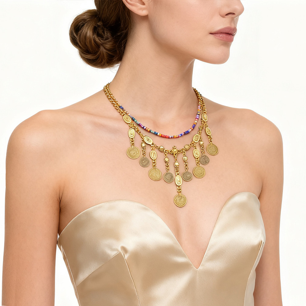 Ethnic Fashion Co In - Высокое качество, винтажное ожерелье с подвеской