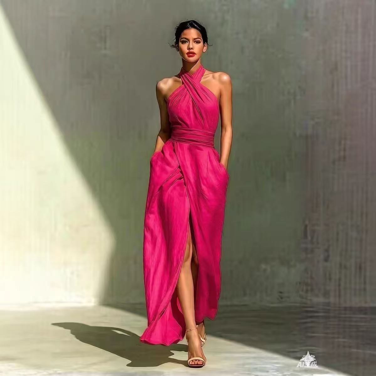 Элегантное однотонное длинное  – обзор и цена Ethnic Fashion Design
