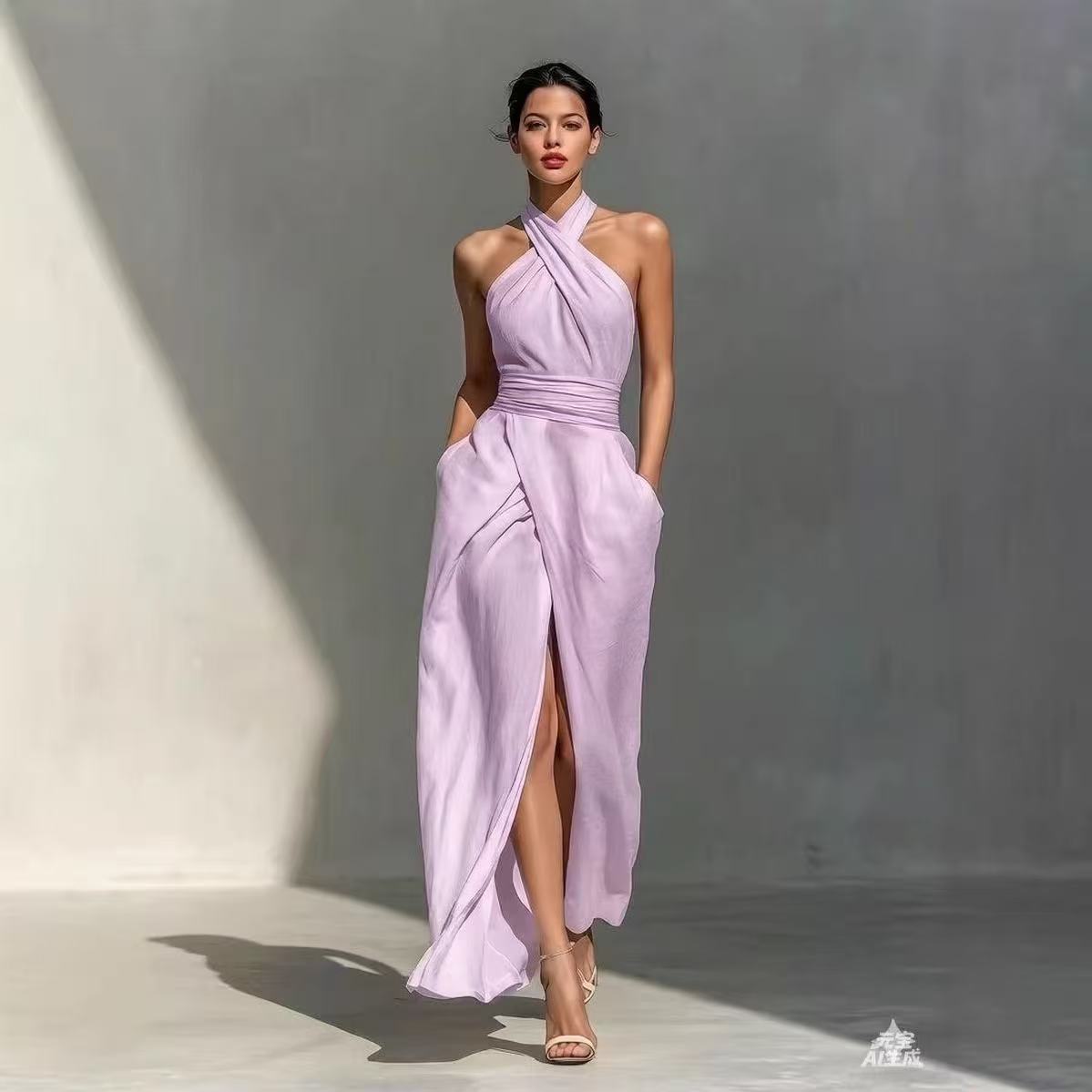 Элегантное однотонное длинное  – обзор и цена Ethnic Fashion Design